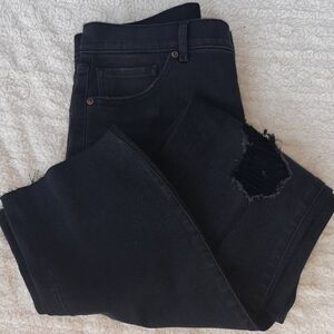 Express Modern Straight Super High Rise Jeans